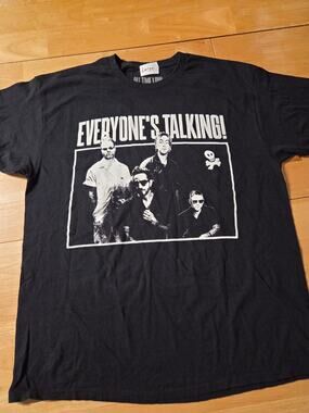 All Time Low Everyone's Talking Tour Shirt Large Black Graphic Band Tee
